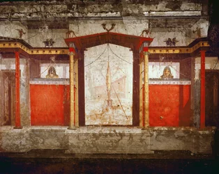 Interior View of the House with Frescoes Dating from 25 BC - AD 25